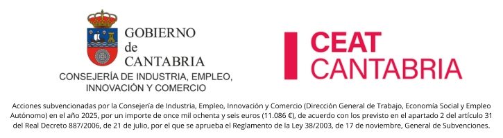 Acciones subvencionadas por la Consejería de Industria, Empleo, Innovación y Comercio (Dirección General de Trabajo, Economía Social y Empleo Autónomo) en el año 2025, por un importe de once mil o